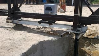 Купить сваи для ворот в Усть-Лабинск. Заказать ворота на сваях под ключ от 21446 руб